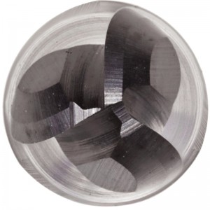 Fresa in metallo duro con micro sfera, finitura monostrato AlTiN, elica 30 gradi, 3 scanalature, lunghezza totale 1,5000 \